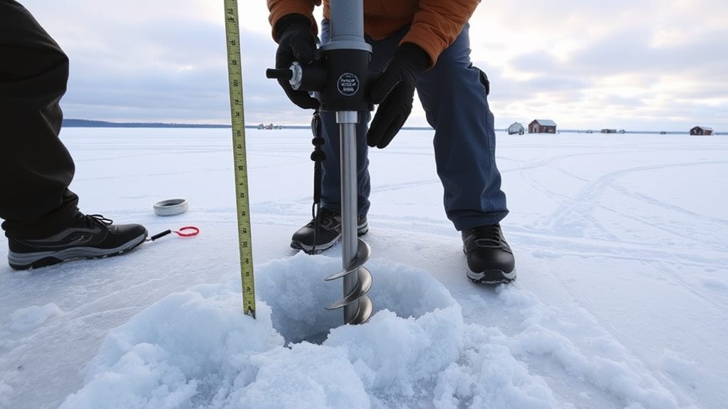 ice thickness safety guidelines