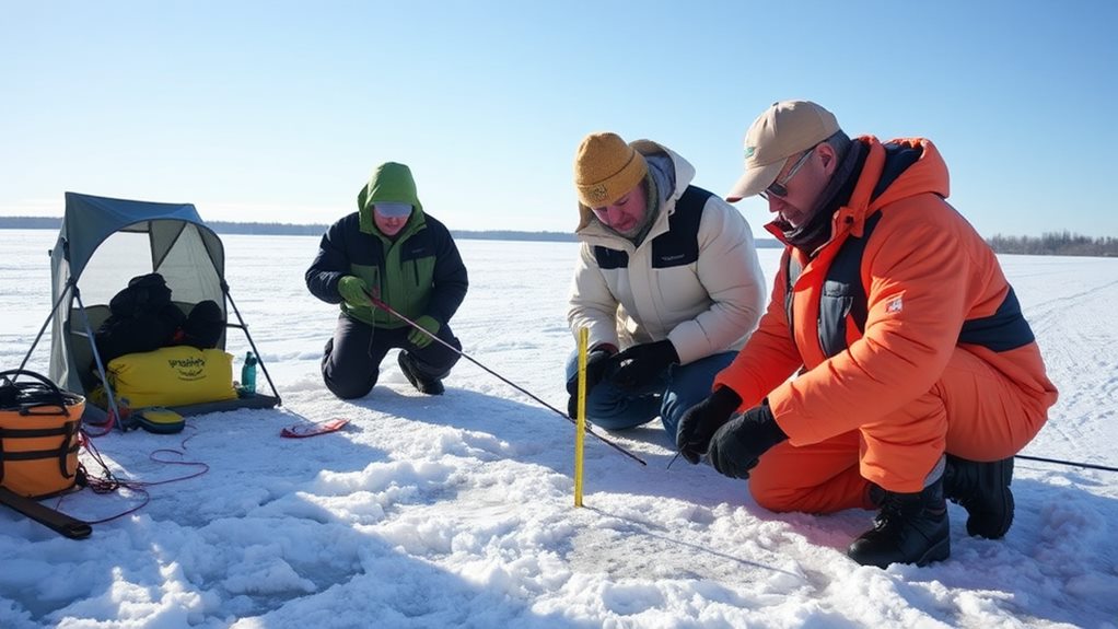 organize your ice fishing