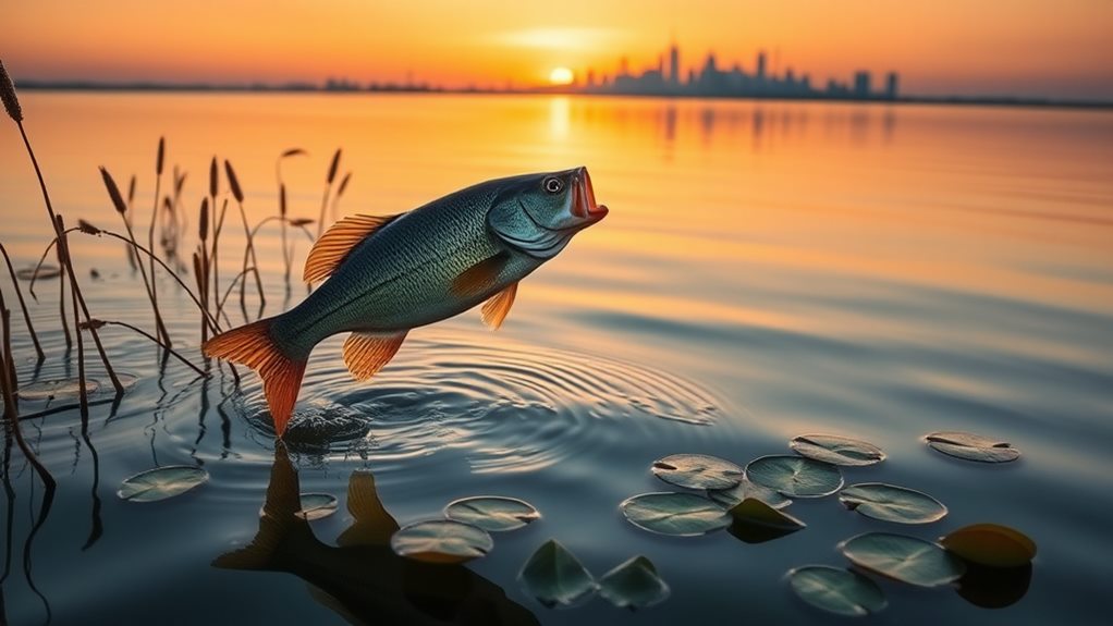 trophy fishing lake st clair