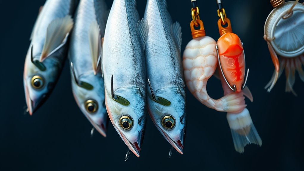 hook placement controls bait depth and action