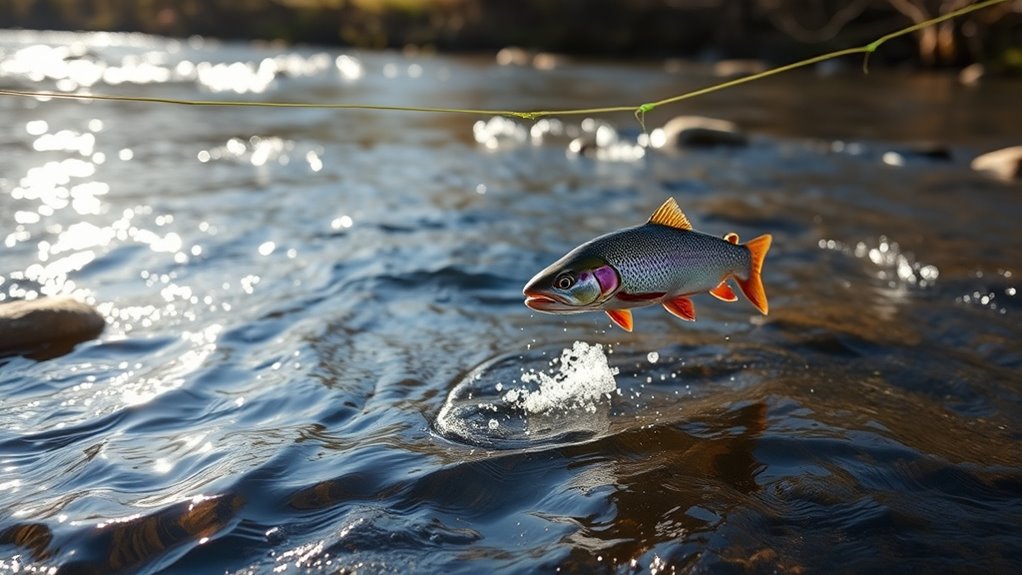 slow subtle spring trout presentation